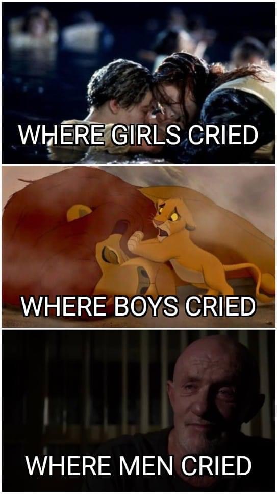 true gamers cried - Where Girls Cried Where Boys Cried Where Men Cried
