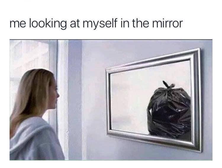me looking at myself in the mirror - me looking at myself in the mirror