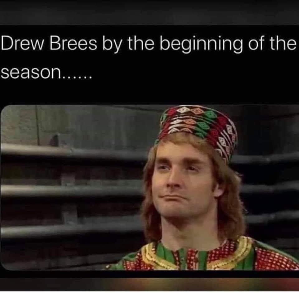 New Orleans Saints - Drew Brees by the beginning of the season......