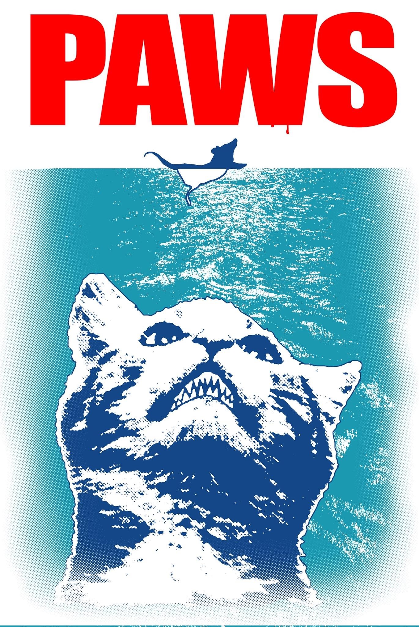 poster paws jaws - Paws