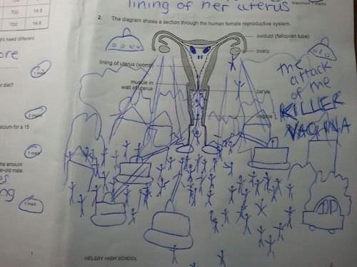 attack of the killer vagina - hining of her uterus 2 ta ore the mudin wana attack of the Killer morats Vagina ng to