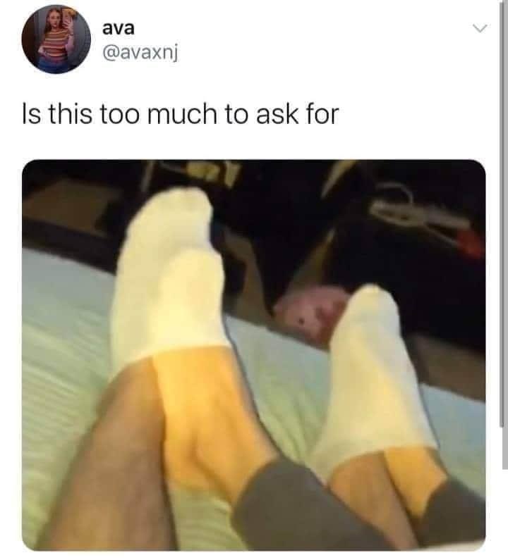 im not clingy meme socks - ava Is this too much to ask for