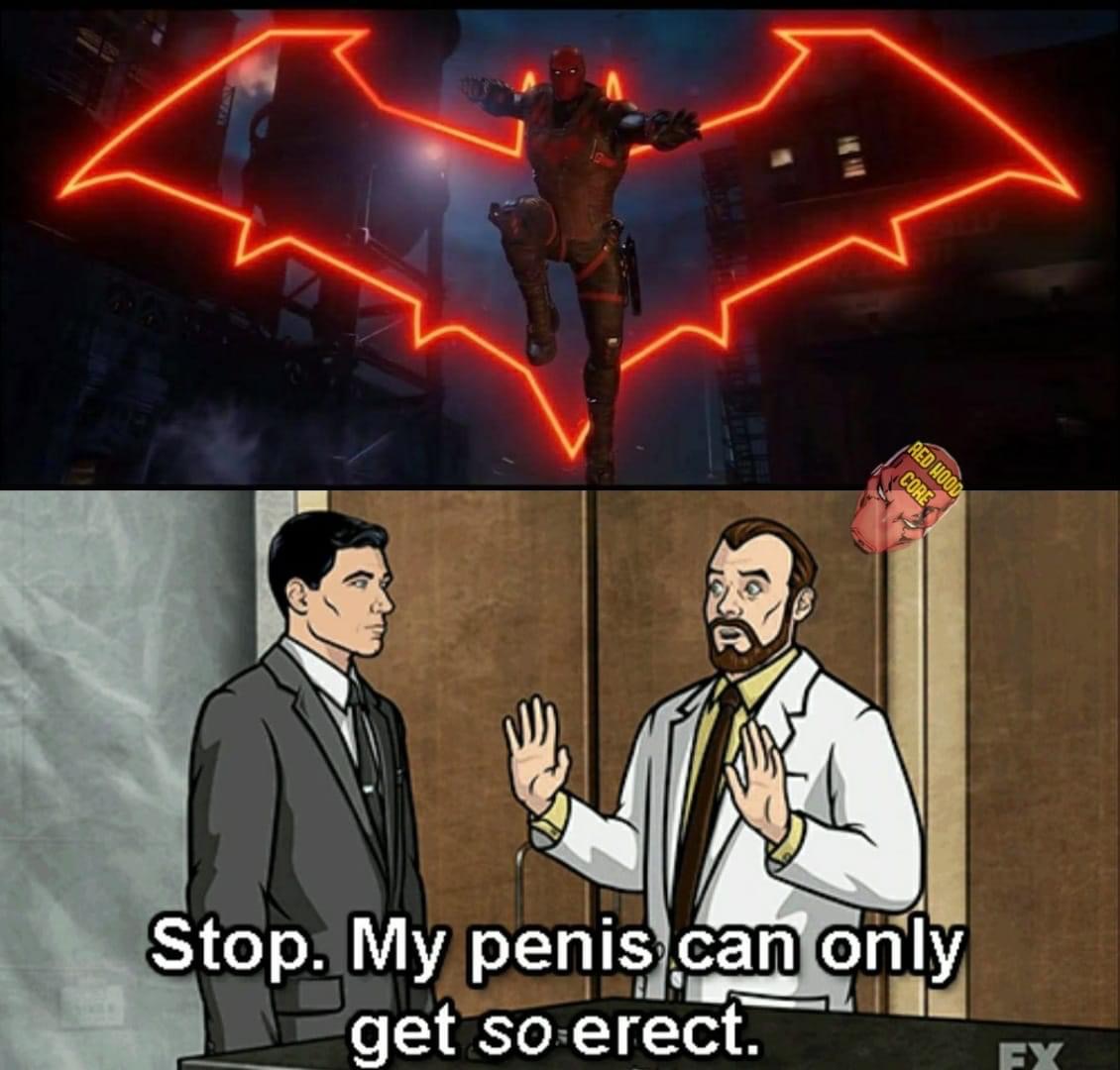 warthog meme - Red Hood Core Stop. My penis can only get so erect. Fy