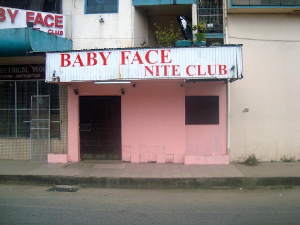 signage - By Eace Club Baby Face Nite Club Ectrical Wot