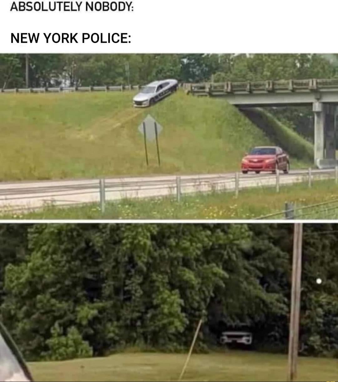 illinois cops be like meme - Absolutely Nobody New York Police