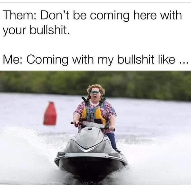 tammy melissa mccarthy jet ski - Them Don't be coming here with your bullshit. Me Coming with my bullshit ...