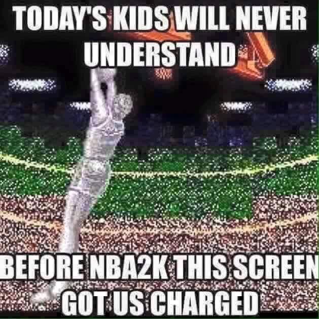 double dribble meme - Today'S Kids Will Never Understand Before NBA2K This Screen Gotus Charged Srt