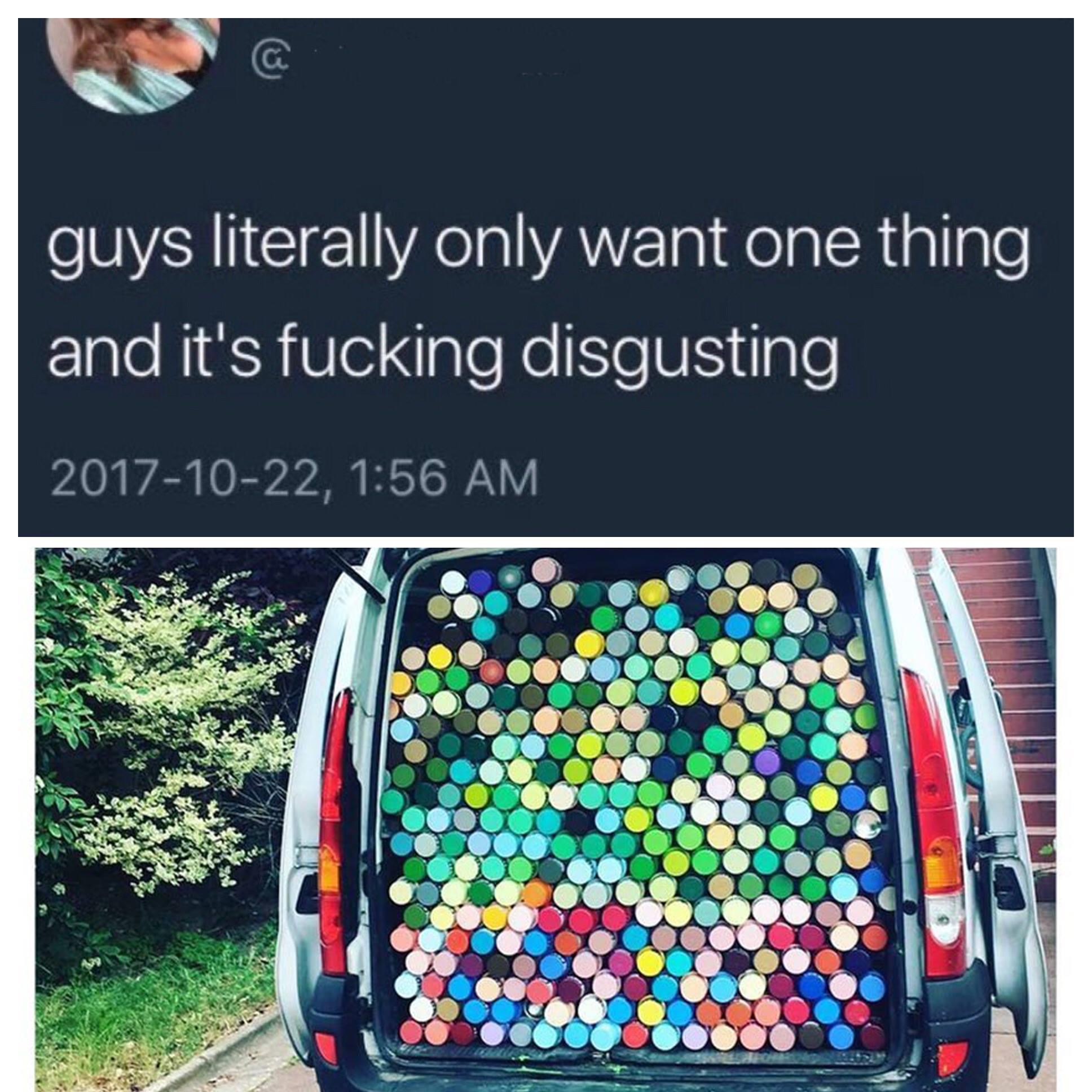 pattern - guys literally only want one thing and it's fucking disgusting ,