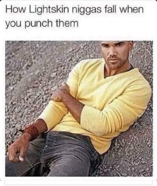 shemar moore - How Lightskin niggas fall when you punch them