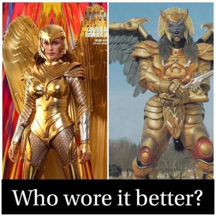 wonder woman golden armor - Lor Golden A Wonder W Del De Vere Who wore it better?