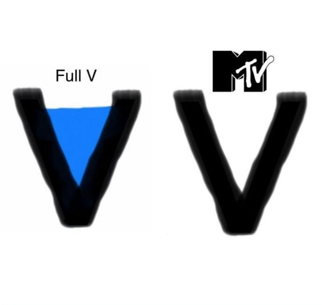 full v empty v - Full V Tv V