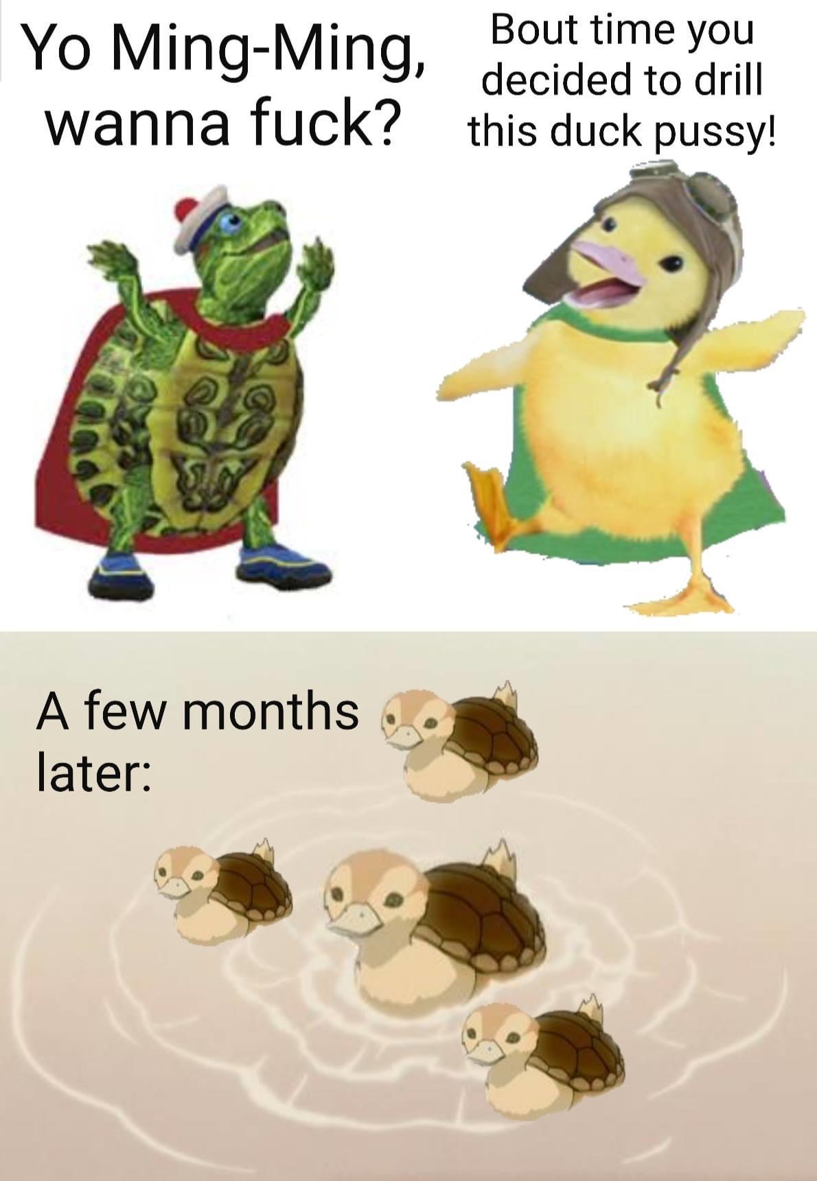 wonder pets - Bout time you Yo MingMing, decided to drill wanna fuck? this duck pussy! A few months later