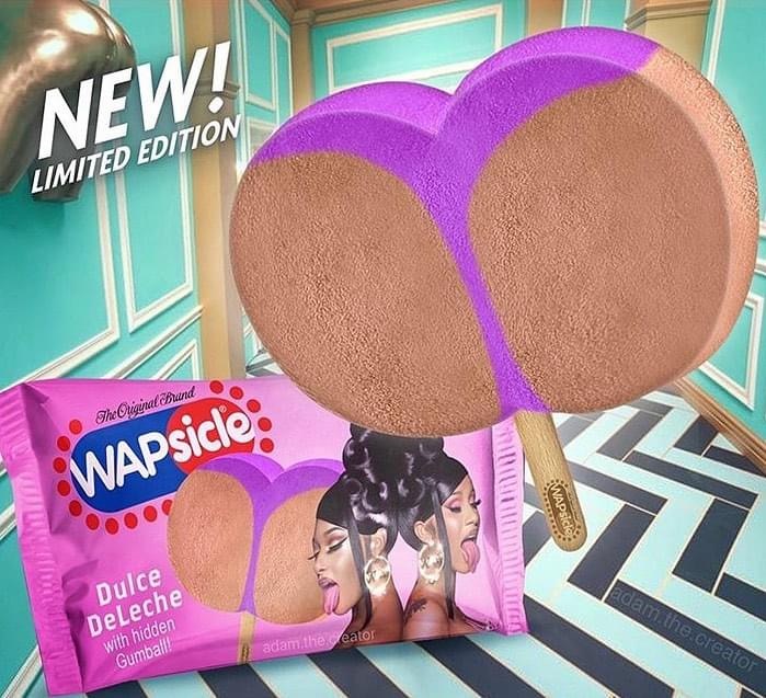 New! Limited Edition The Original Brand WAPsicle WAPsice dam the creator Dulce DeLeche with hidden Gumball! adam.the reator