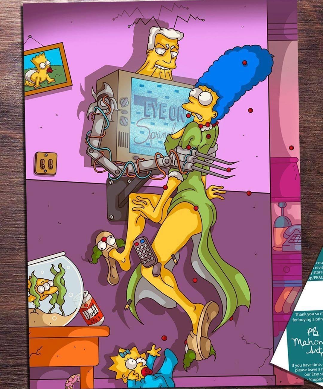 The Simpsons - Vom Eye Ol Sorin cou revie y store upPbm. Thank you so n for buying a prin Beer Pb Mahon Art If you have time, please leave ar our Etsy st IshopP!