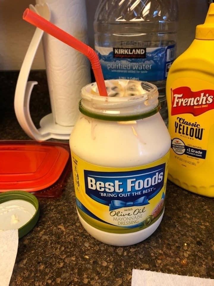 cursed images mayonnaise - Best Foods "Bring Out The Best Kirkland purified water French's Classic Yellow Katun 1 Grade Oliver Oil Mayonnaise Dressing