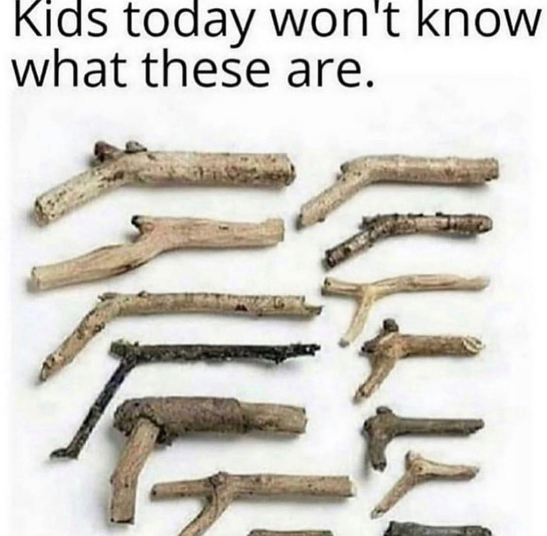stick gun - Kids today won't know what these are.
