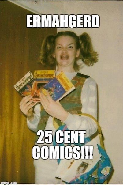 newtons second law meme - Ermahgerd Canseburgas Goosehumps 25 Cent Comics!!! imgflip.com
