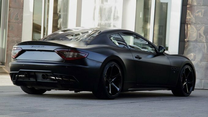 maserati gt matte black