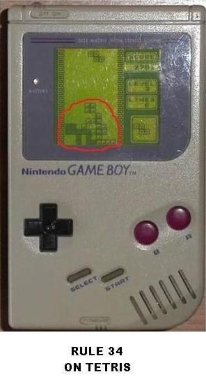 arcade game boy - Tns Ef Ge Do Nintendo Game Boy Select Start Rule 34 On Tetris