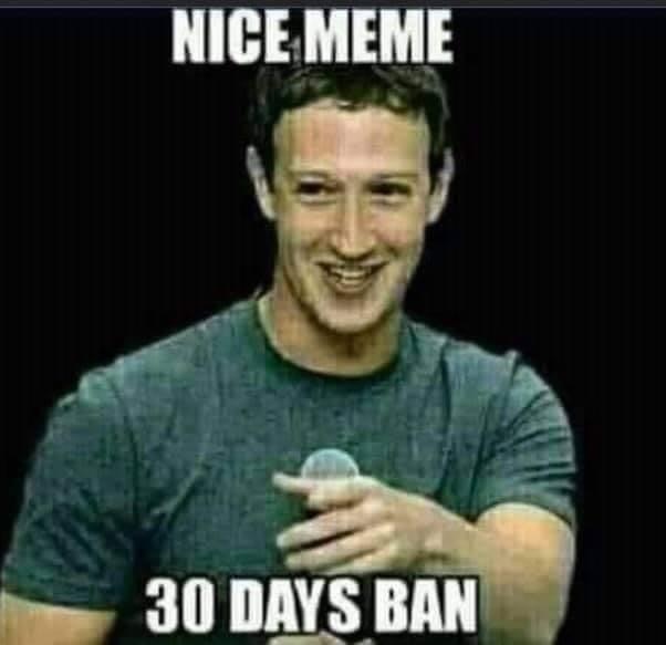 ban card meme - Nice Meme 30 Days Ban