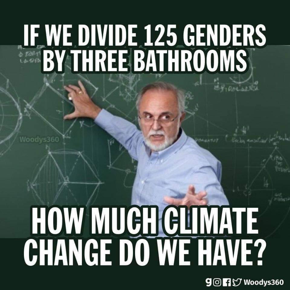 photo caption - If We Divide 125 Genders By Three Bathrooms 102 P.com Woodys360 Rs How Much Climate Change Do We Have? goFV Woodys360