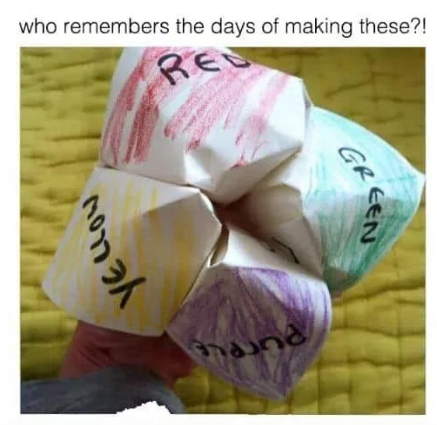 who remembers the days of making these?! Ret Gr Een nonah haina