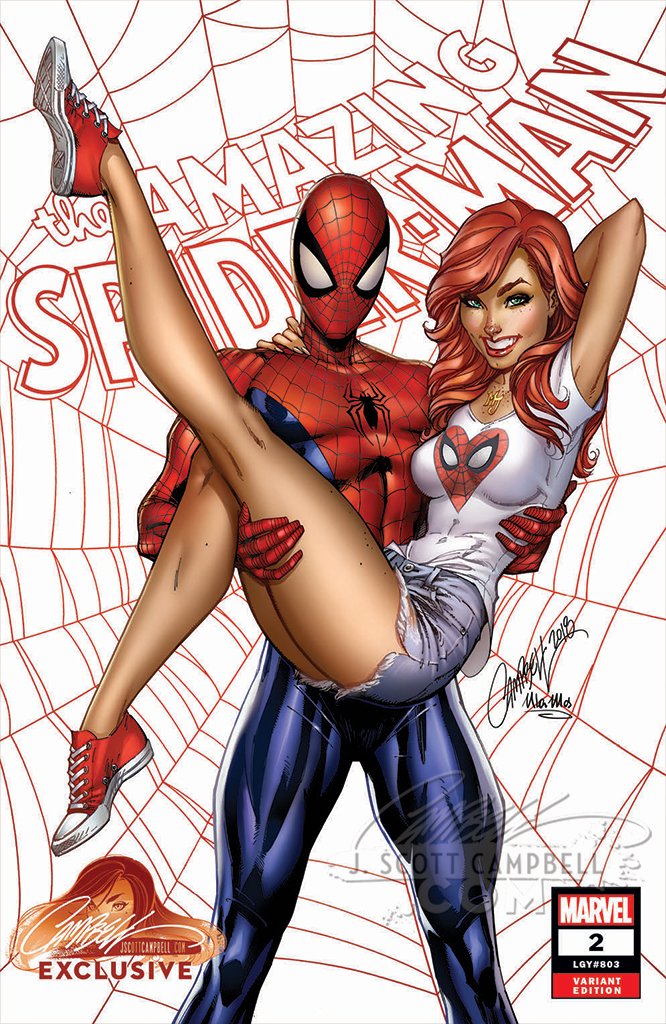 j scott campbell amazing spider man #2 - Se Domain the Amaz "Mattos N Sott Campbevis Marvel 2 Jscuticarpoell Con Exclusive Lgy Variant Edition