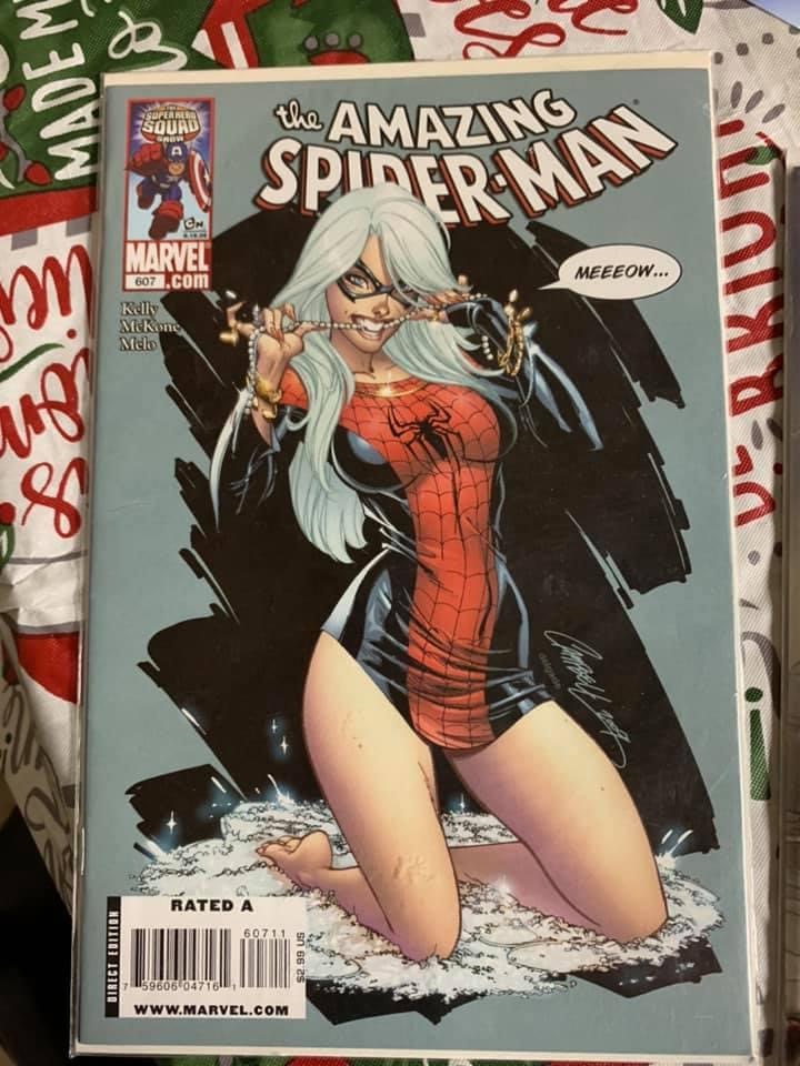 amazing spider man - the Amazing Spimer. Man 311 Madem Superalba Squad Grow Marvel 607.com Kelly Mokone Melo Meeeow... mm up 8 Rated A 60711 Lirect Edition 52 99 159606 047161