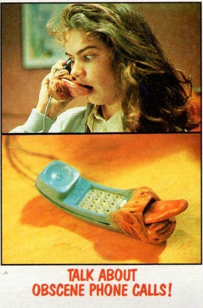 funny memes - nightmare on elm street trading cards - Talk About Obscene Phone Calls!