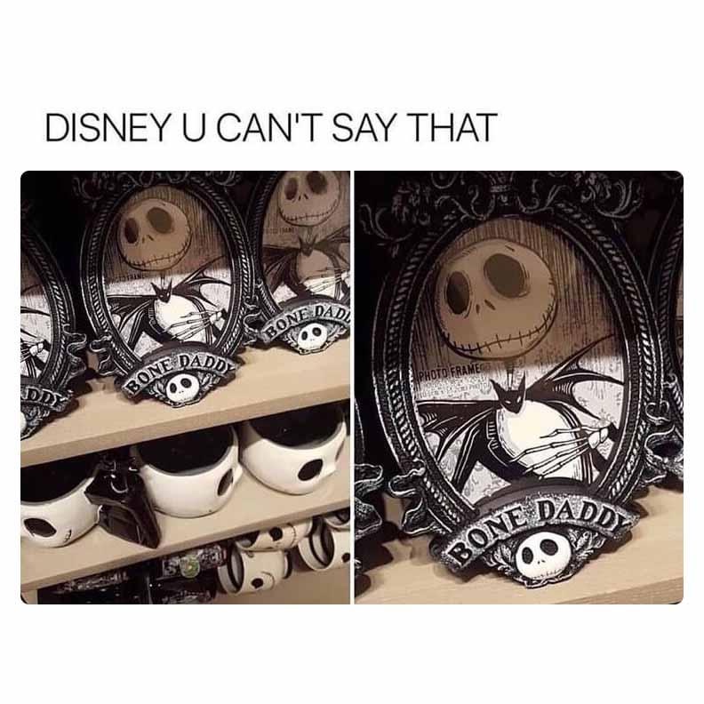 funny pics - Bone Dadd Disney U Can'T Say That