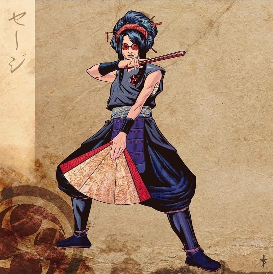 18 superhero Samurai randoms