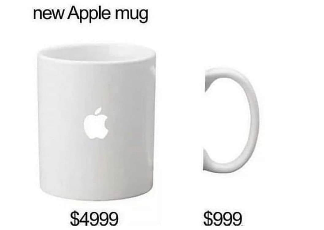 mug - new Apple mug D $4999 $999