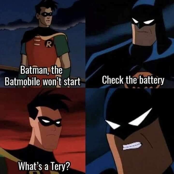 batman the animated series - R Batman, the Batmobile won't start Check the battery What's a Tery?