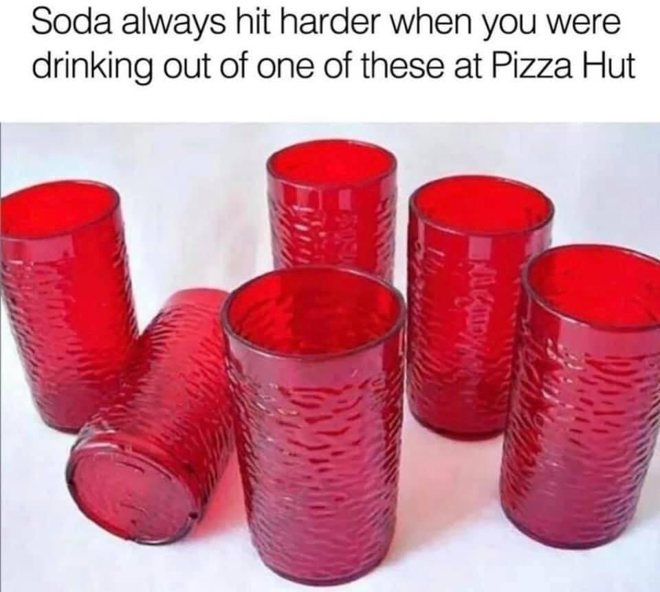 pizza hut red cups - Soda always hit harder when you were drinking out of one of these at Pizza Hut