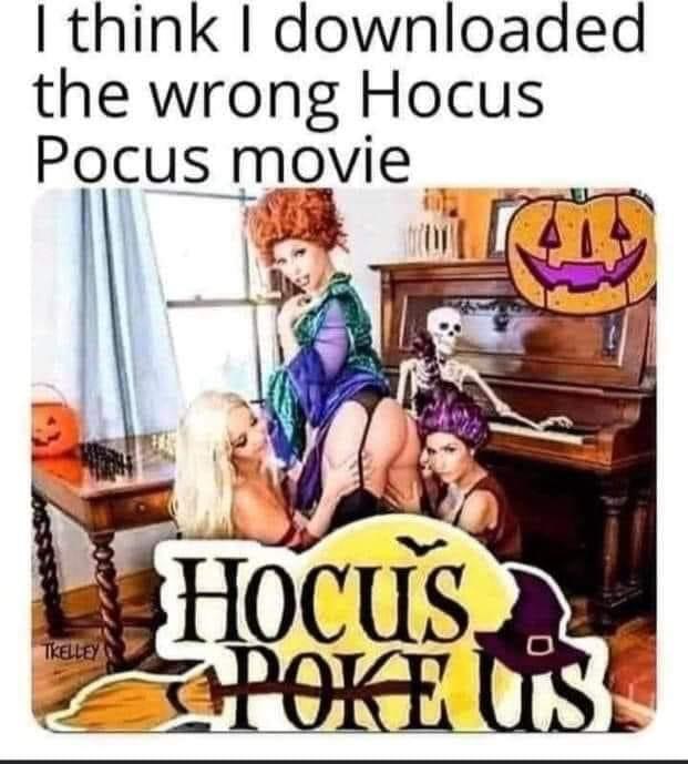 cartoon - I think I downloaded the wrong Hocus Pocus movie Tkelley Hocus Spoke Us
