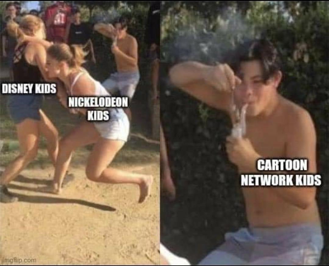 funny best memes 2020 - Disney Kids Nickelodeon Kids Cartoon Network Kids Imgflip.com