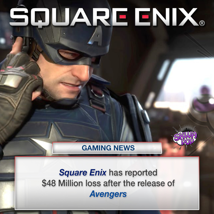 marvel's avengers captain america - Square Enix A Swe Ipop Gaming News Square Enix has reported $48 Million loss after the release of Avengers