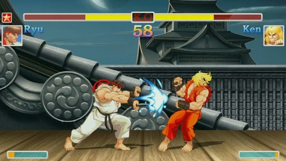 street fighter game - Ryu 58 Ken