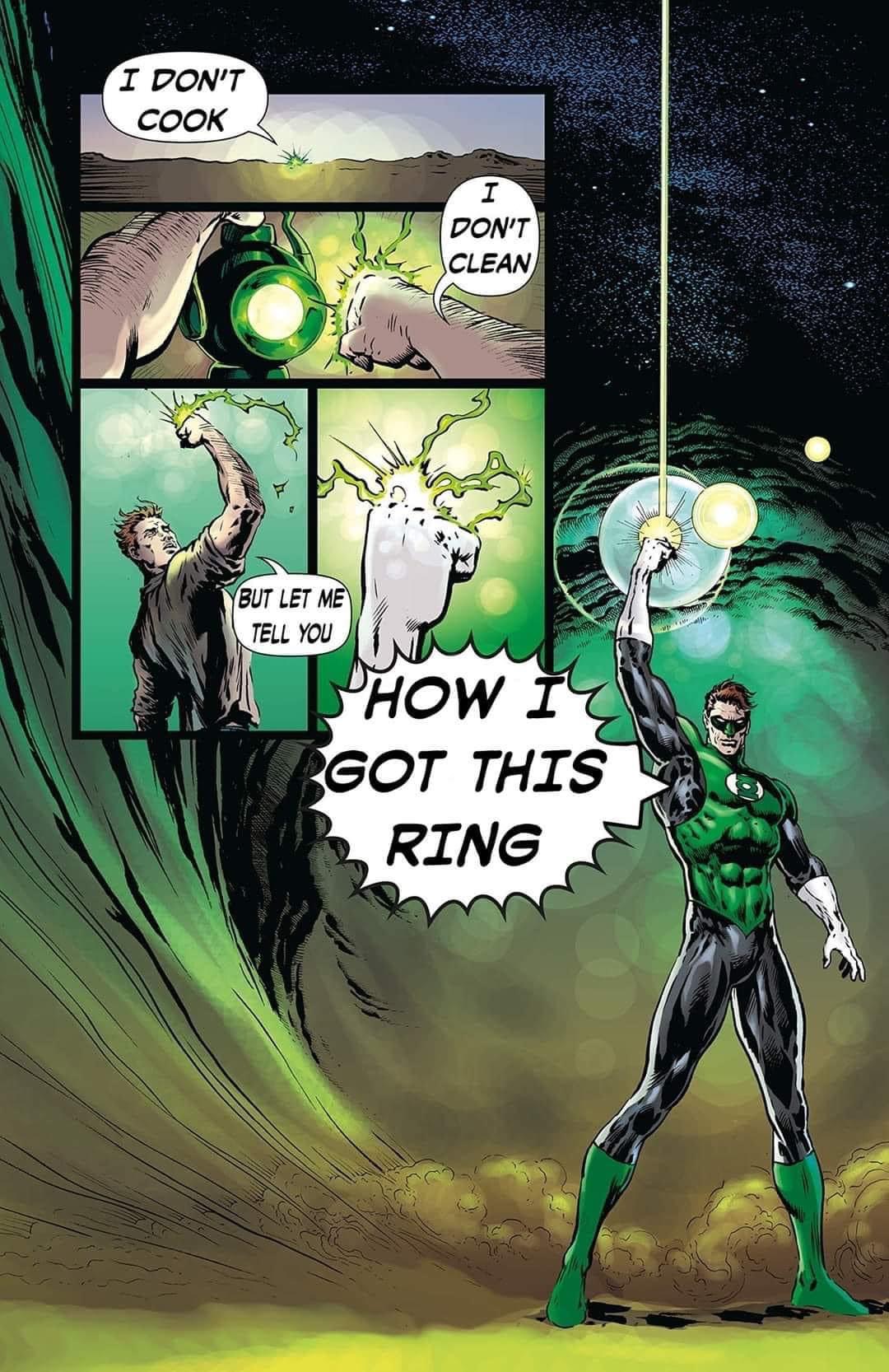 green lantern intergalactic lawman - I Don'T Cook I Don'T Clean But Let Me Tell You How I Got This Ring
