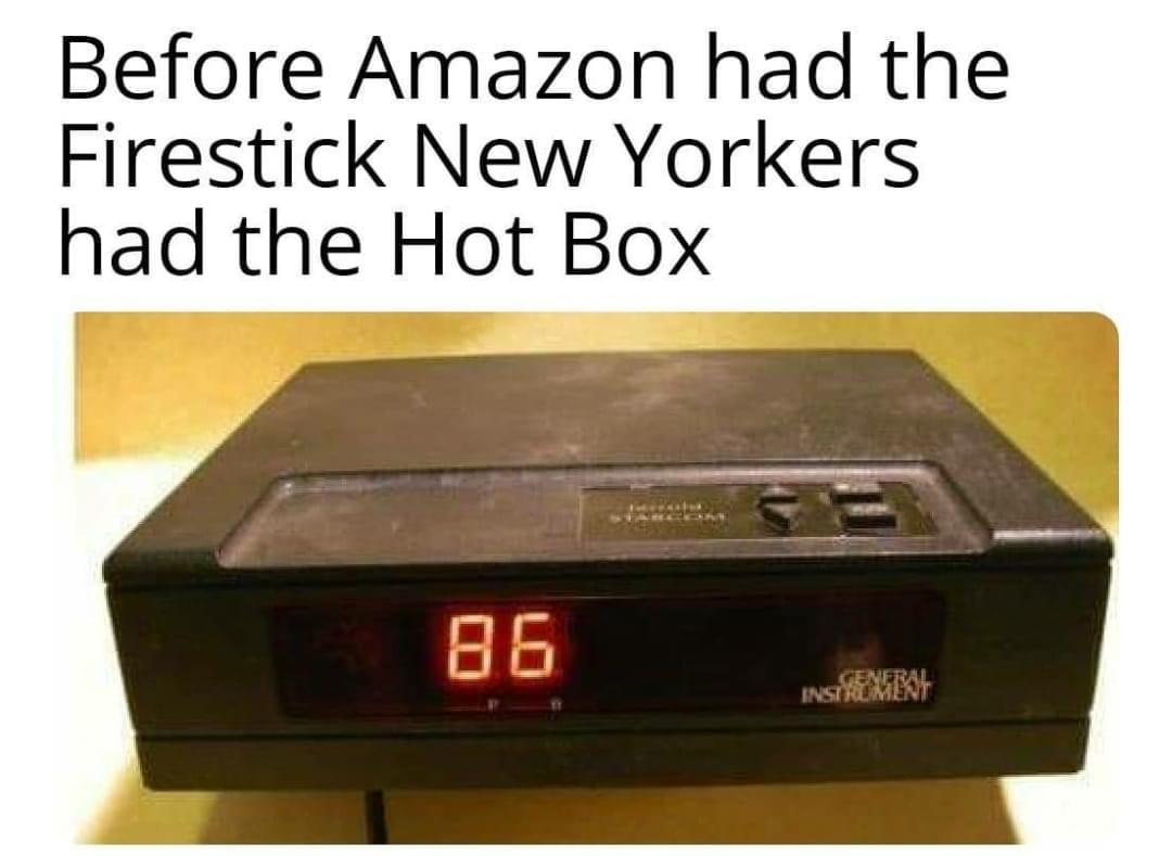 facebook thumbs up - Before Amazon had the Firestick New Yorkers had the Hot Box 86 General Instrument