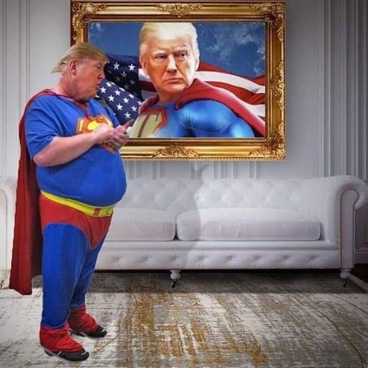 trump superman