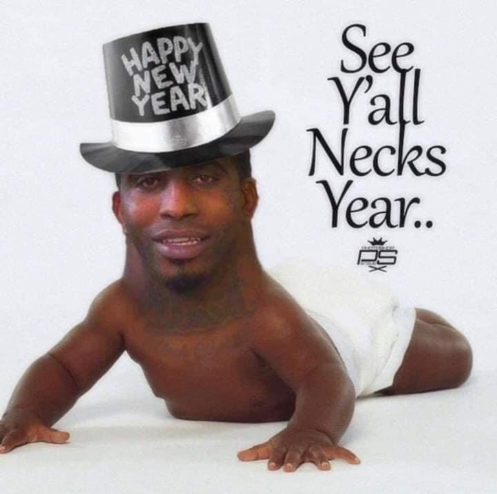 neck meme - Happy New Year See. Yall Necks Year..