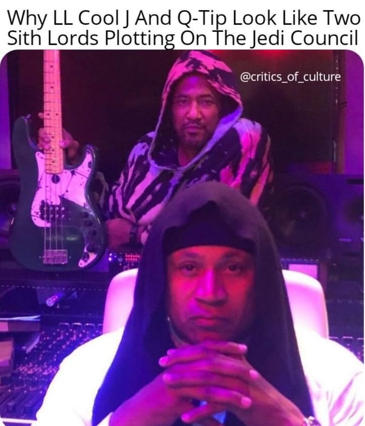 album cover - Why Ll Cool J And QTip Look Two Sith Lords Plotting On The Jedi Council