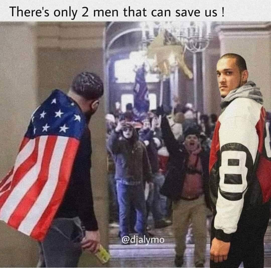 photo caption - There's only 2 men that can save us ! 8