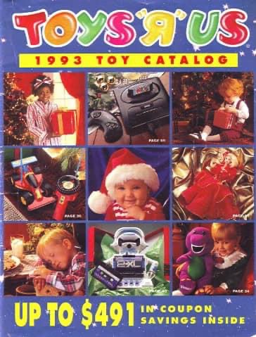 1993 toys r us catalog - Toystus 1993 Toy Catalog Pass Babe 2XL Pages Up To $491 In Coupon Savings Inside