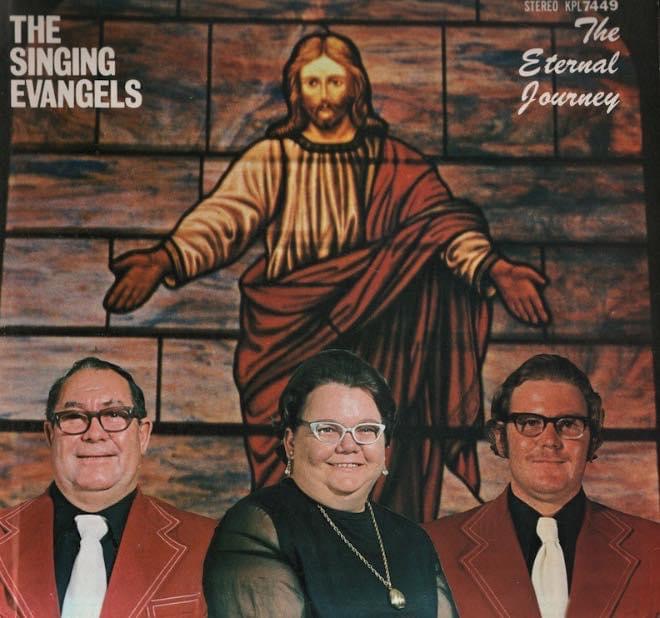 jesus album cover - Stereo KPL7449 The Singing Evangels The Eternal Journey i