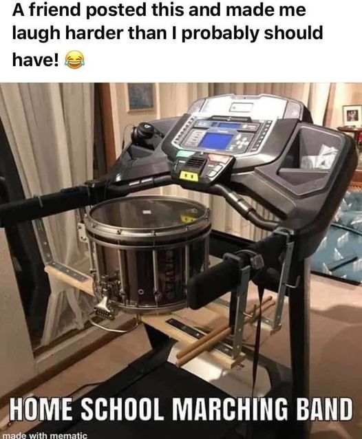 monday morning randomness -  funny band kids - A friend posted this and made me laugh harder than I probably should have! 13000433 D Home School Marching Band made with mematic