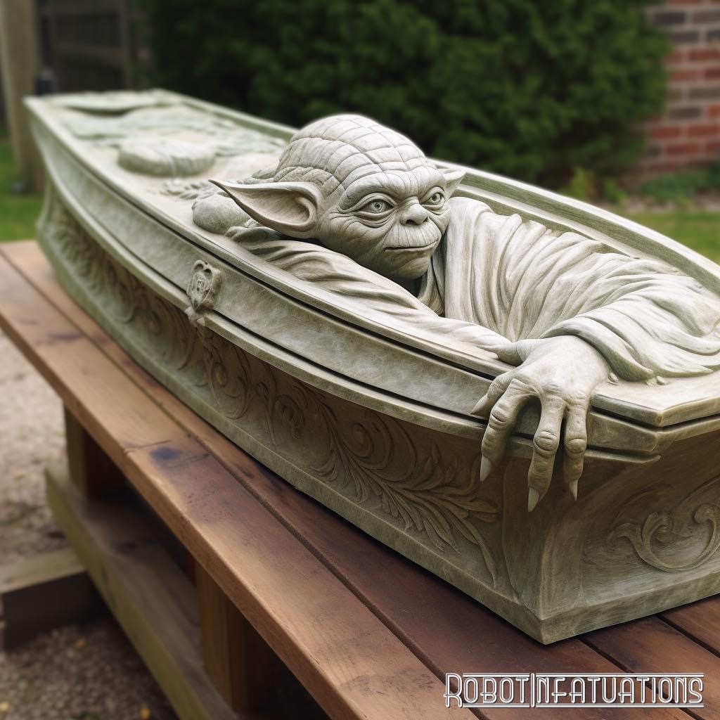 28 Star Wars Caskets, Urns, and Tombstones that are out of this world