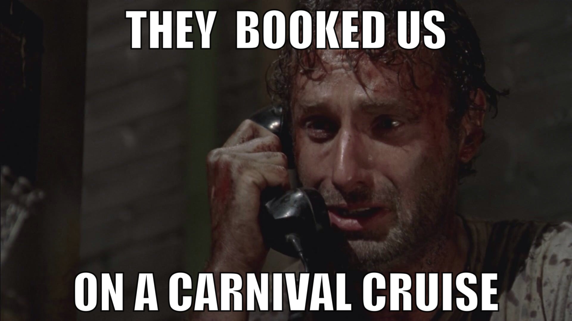 Rick Grimes Carnival Cruise