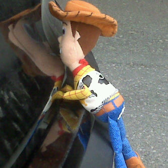 Woody almost got left behind...